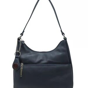 Giani Bernini Black Leather Shoulder Bag